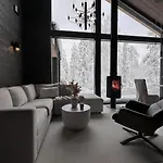 Black Villa, Aurora View Bath & Sauna, Private Design In Lapland