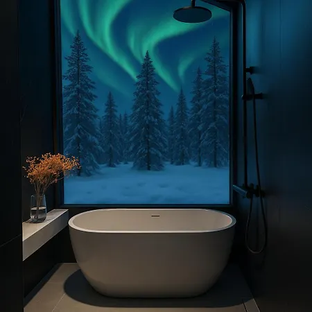 Black Villa, Aurora View Bath & Sauna, Private Design Villa In Lapland Villa *