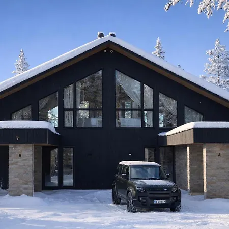 Black Villa, Aurora View Bath & Sauna, Private Design In Lapland * Kolari