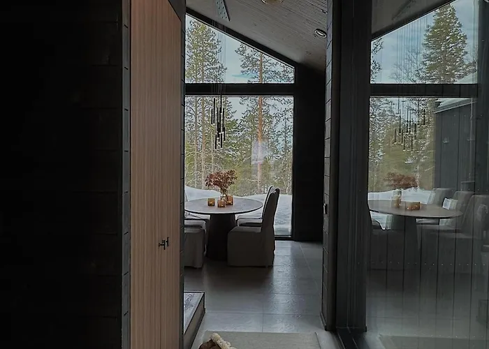 Black Villa, Aurora View Bath & Sauna, Private Design In Lapland Kolari